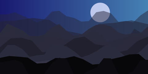 Serene mountain night © Rahana 