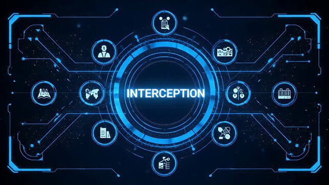 Cybersecurity technology interface for network interception.