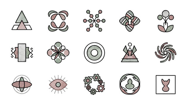 Daily Life Uncommon Tools Vector Icon Set