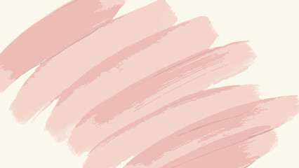 Abstract Pink Brush Strokes on Cream Background