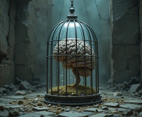 'Cerebro encapsulado en una jaula'