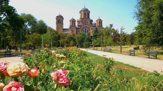 Saint Mark Orthodox Church in the city of Belgrade