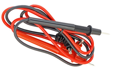 two electrical multi or voltage meter probes