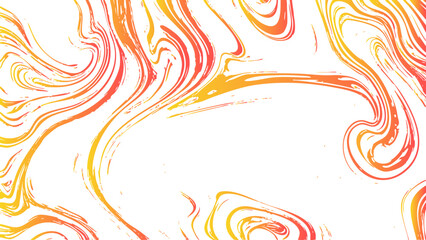 Abstract fire background vector illustration featuring a tribal tattoo style with red and orange swirls, floral ornaments, and wave patterns for a decorative art texture wallpaper design