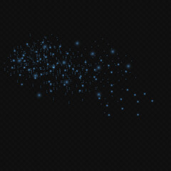 Blue Abstract Glow Background with Light Particles