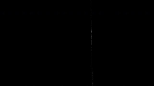 Old Film Scratches Noise Mask Overlay, Black Background, 4K Alpha Channel