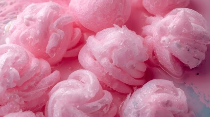 Soft Pastel Cotton Texture in Pink, Dreamy Fluffy Background for Beauty and Lifestyle Branding