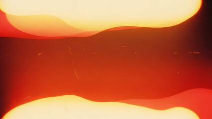 Vibrant sunset over rolling hills