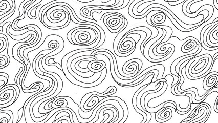 Intricate swirling patterns