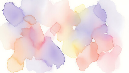 Abstract colorful blotches