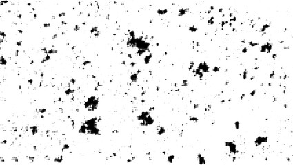 High Contrast Black and White Grunge halftone Texture Overlay Vector for Bold Graphic Design and Dramatic Background Effects