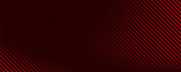 Red diagonal straight line background. Abstract dark striped gradient wallpaper. Red slanted stripes backdrop for flyer, banner, poster, presentation. Masculine linear game or sport texture.