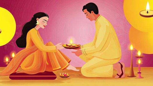 Traditional New Year festival celebrated in southern India, symbolizing new beginnings, prosperity, and seasonal change.
