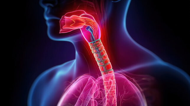 Oesophageal medical diagram of the esophagus