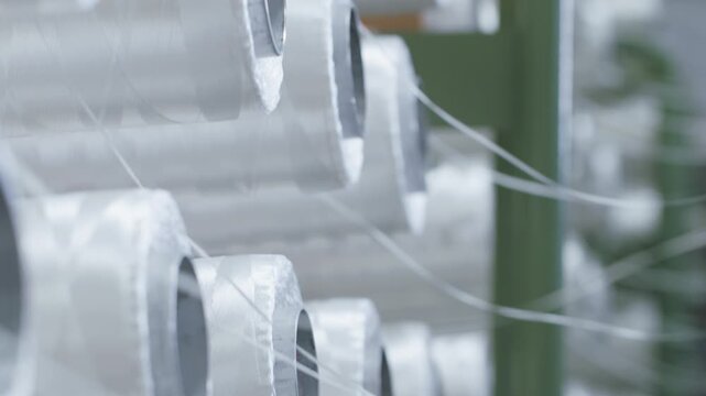 Industrial Nylon Line Production on Machine Coils