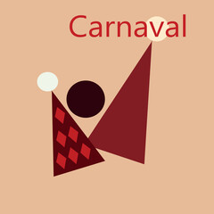 A bright, colorful circus-themed drawing
