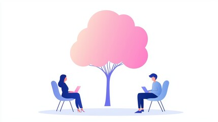 Software Software development team collaborating on a cloud based project.