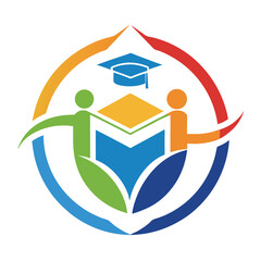 Educational logo design vector 