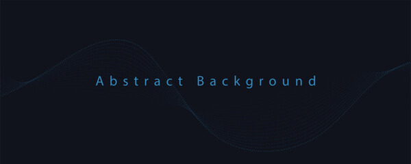 abstract blue background with wave