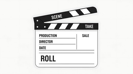 Film Clapperboard Production Slate Graphic