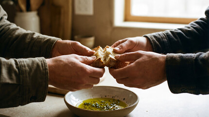 Sharing Bread and Olive Oil