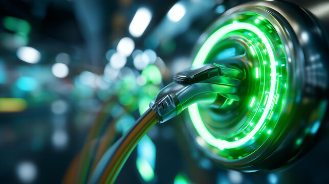 Technology battery high power electric energy, connected charging cable display, battery electric cars mobile devices, clean electric green renewable, energy storage future visualization , - Powered by Adobe