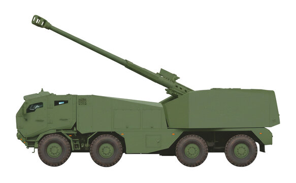 Morana SPH (Czechoslovakian 155mm self-propelled howitzer, with automatic loading system)