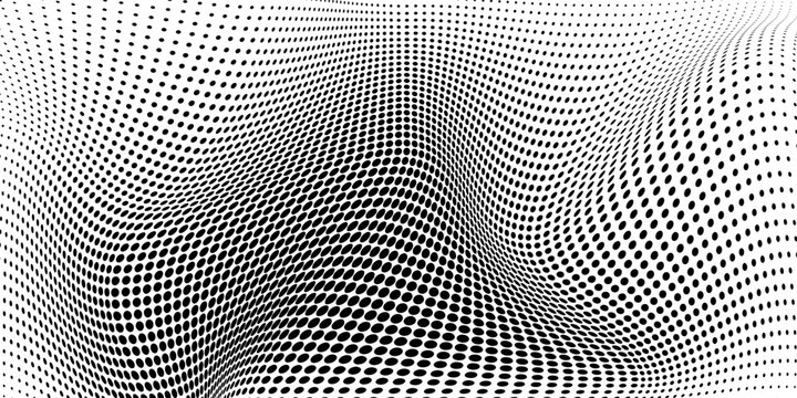 Seamless black dot pattern background. Dot pattern template. Monochrome dot texture. Modern eps 10