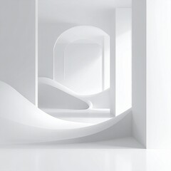 White Abstract Arch