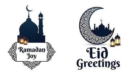 Celebrating Eid with Ramadan Joy under the Crescent Moon