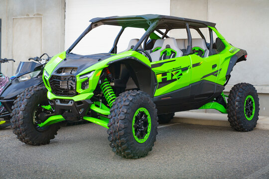 2026 Kawasaki Teryx5 H2 UTV Side by Side Green and Black