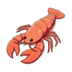 Cute Lobster Clipart 06