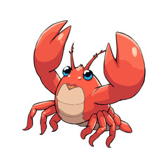 Cute Lobster Clipart 02