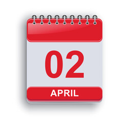 April 2Daily Planning Page Flat Style