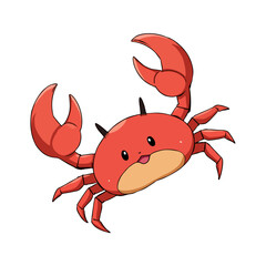 Cute Crab Clipart 05
