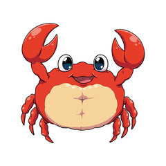 Cute Crab Clipart 01