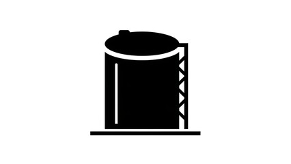 Industrial silo storage tank