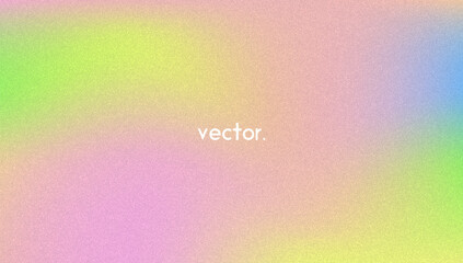 Noise Gradient Background. Abstract Grainy Bg In Pink, Purple And Blue Colors. Iridescent Hologram. Pearlescent Holographic Texture With Rainbow Foil. Dust Overlay On Aesthetic Summer Wall