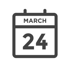 March 24 Calendar Day or Calender Date for Deadline - Appointment