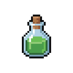 Pixel Art Stamina Potion Sprite
