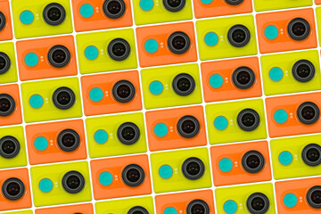 Bright Pattern of Small Action Cameras