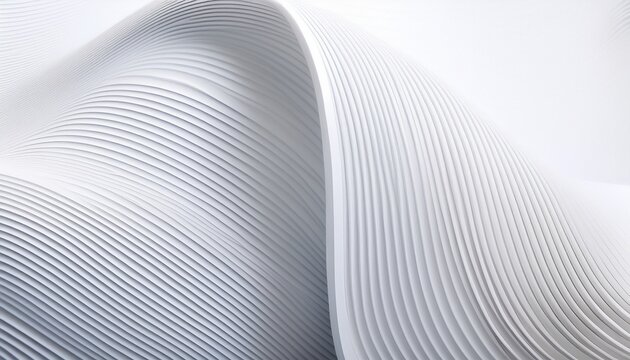 Fondo Abstracto De Lineas Formando Una Onda Papel Geometrico Blanco Minimalista Textura Blanca Para Fondo
