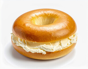 디저트-베이커리-빵-베이글-플레인 베이글-크림치즈-베이글 크림치즈