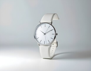 Wristwatch Mockup Isolated on White Background