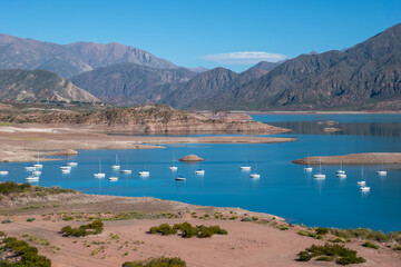 View The Beautiful Potrerillos Dam