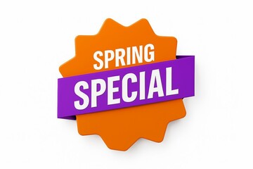 Spring special offer badge