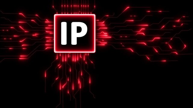 Internet, business, Technology and network concept. IP Learning and Artificial Intelligence Concept.