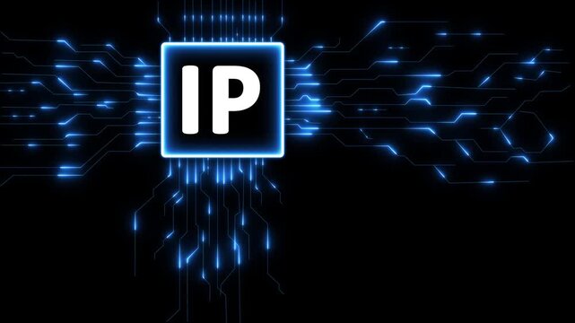 Internet, business, Technology and network concept. IP Learning and Artificial Intelligence Concept.
