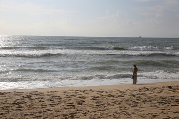 Bang Tao Beach (Layan) on the Andaman Sea coast of Phuket Island in Thailand, October 2025