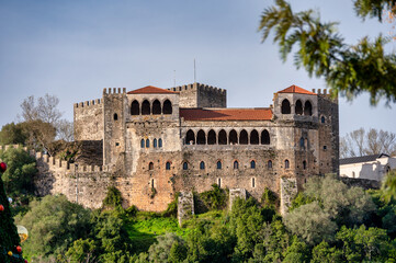 Leiria Castle historic landmark in Portugal